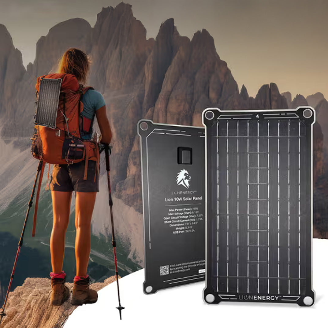 Lion Energy Launches Lightweight 10W Solar Panel for Seamless Portable Power on the Move