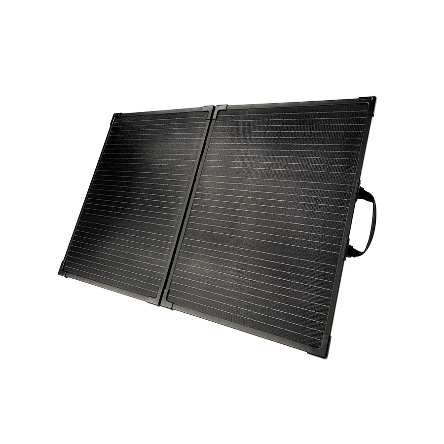Lion 24V 100W folding solar panel, unfolded