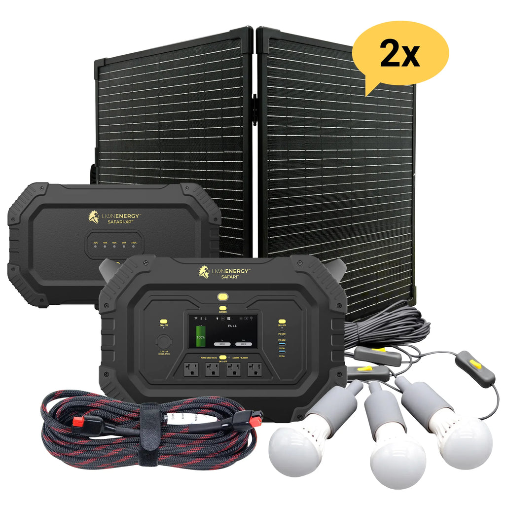 Safari+XP - Portable Power Station Bundle