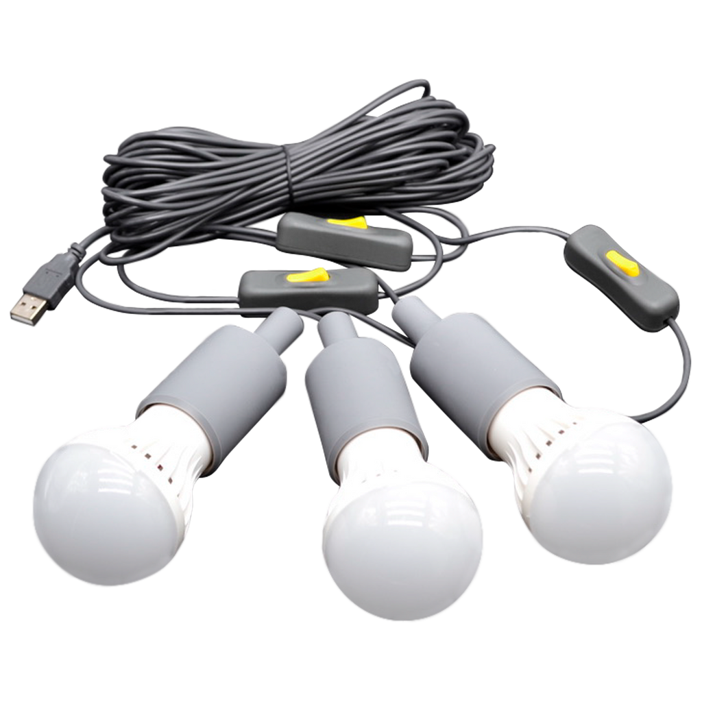 3 LED Light Bulb String